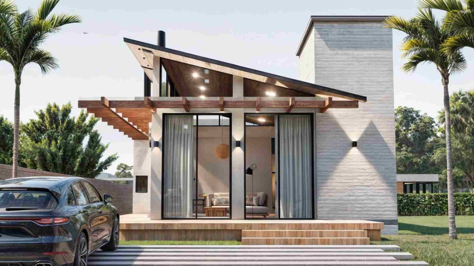 Construtora em Imbituba: Casa com Lareira em Condomínio